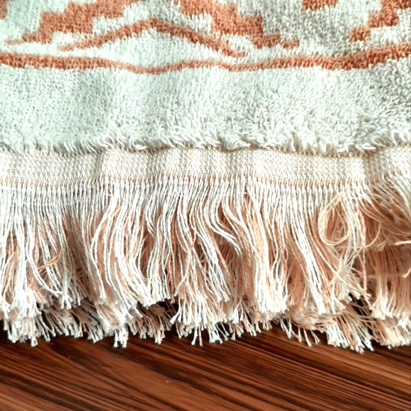 *Pendleton Woolen Mills Sundown Cotton 1 Bath Towel Dusty Pink - Picture 10 of 13